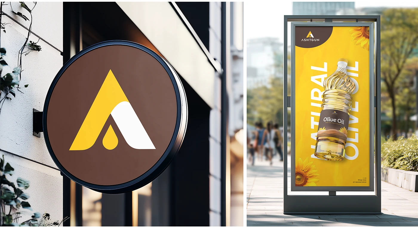 Ashtgun signage and billboard